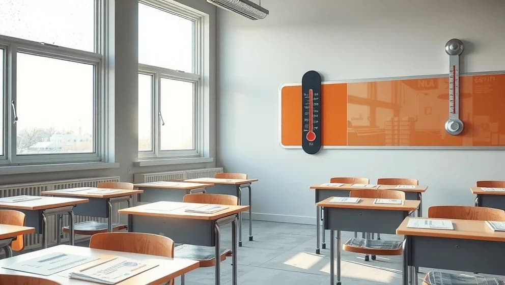 Hur kallt får det vara i ett klassrum