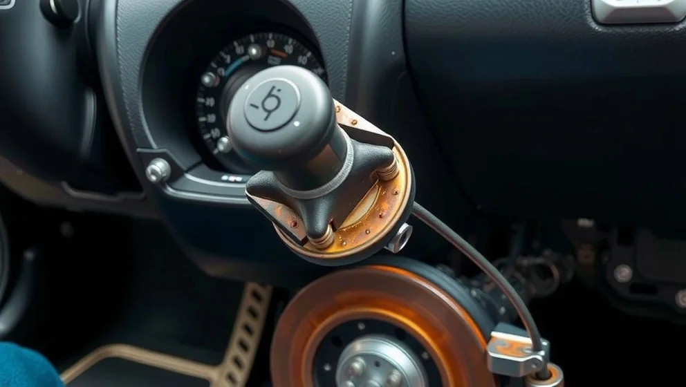 Vad händer om du kör med handbromsen i